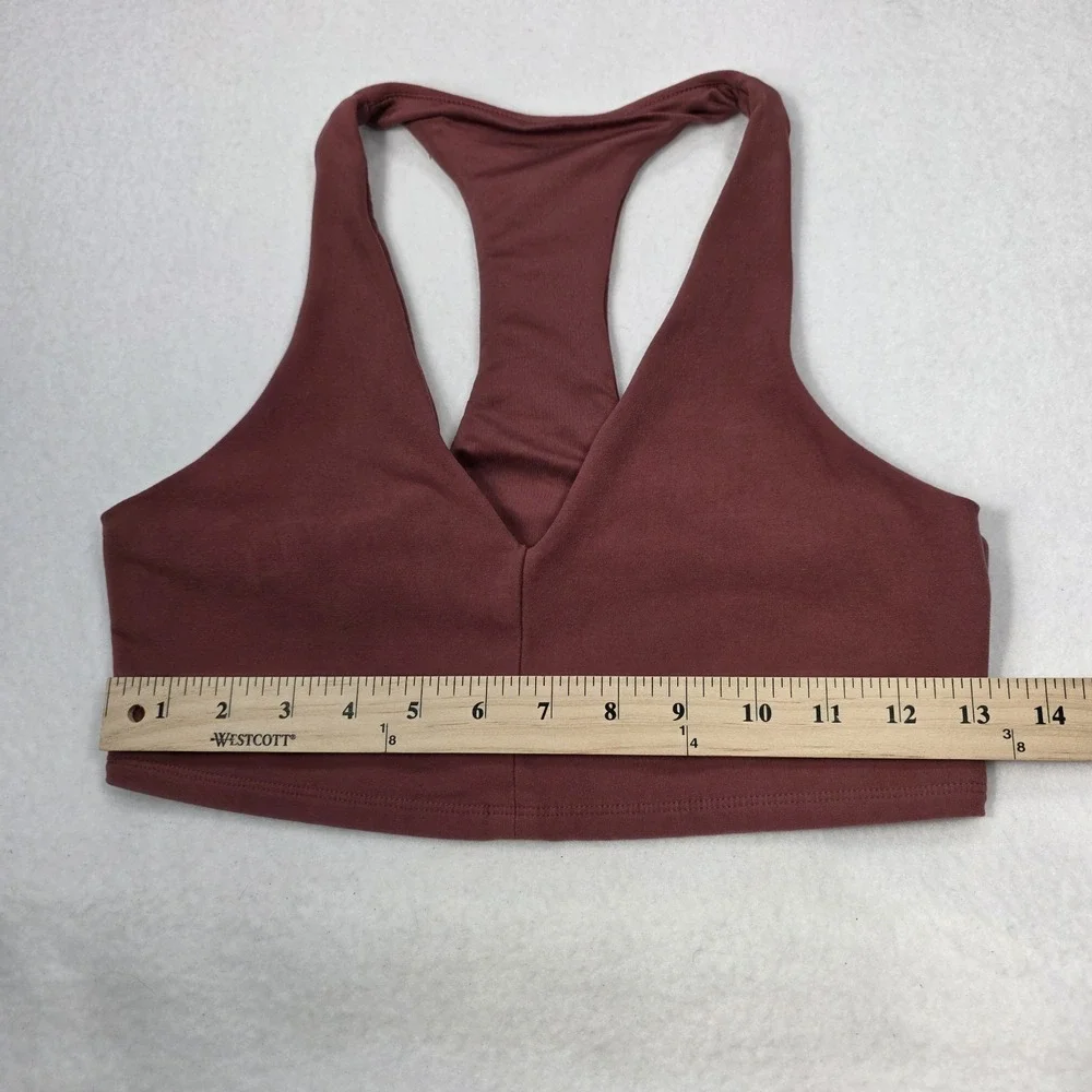 Alo Yoga Lounge Bra Seamless Rose Bralette Medium Activewear